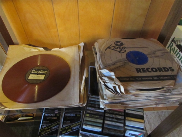 RECORDS/CDS/CASSETTES & SONY DISCMAN