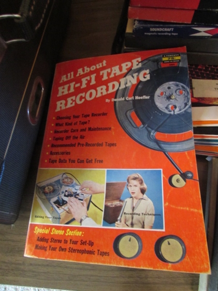 VINTAGE THE VOICE OF MUSIC REEL TO REEL TAPE RECORDERS