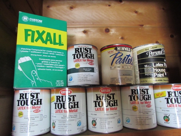 PAINTS FOR METAL & STAINS FOR WOOD & MORE