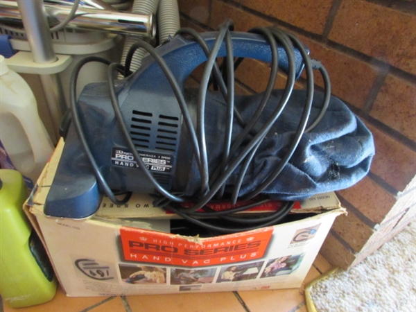 BISSELL POWER STEAMER/HAND VAC/BROOMS & CLEANERS