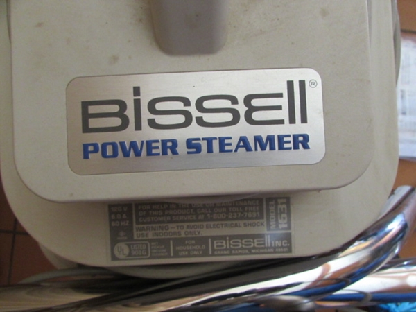BISSELL POWER STEAMER/HAND VAC/BROOMS & CLEANERS