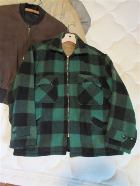 12 JACKETS - MOST ARE VINTAGE