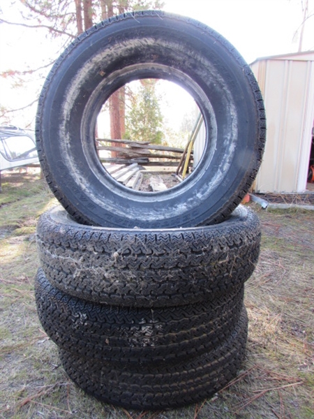 4 CENTENNIAL STEEL BELTED RADIAL TIRES-NEW WITH TAGS