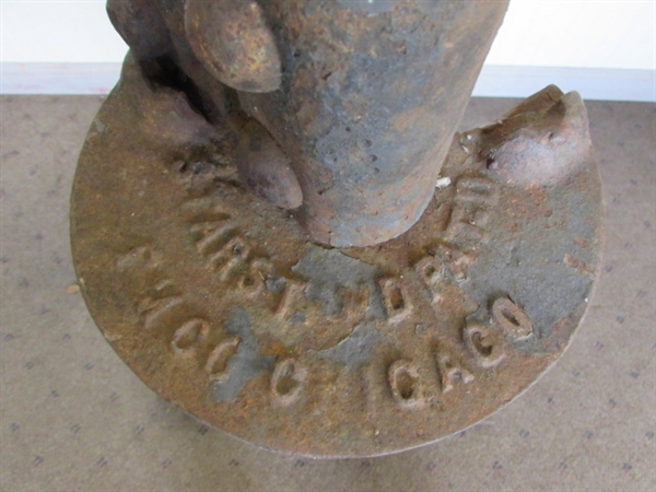 ORIGINAL RAILROAD ADLAKE INDICATOR LANTERN & SWITCH STAND FROM THE DUNSMUIR SOUTHERN PACIFIC - SHASTA/TRINITY LINES