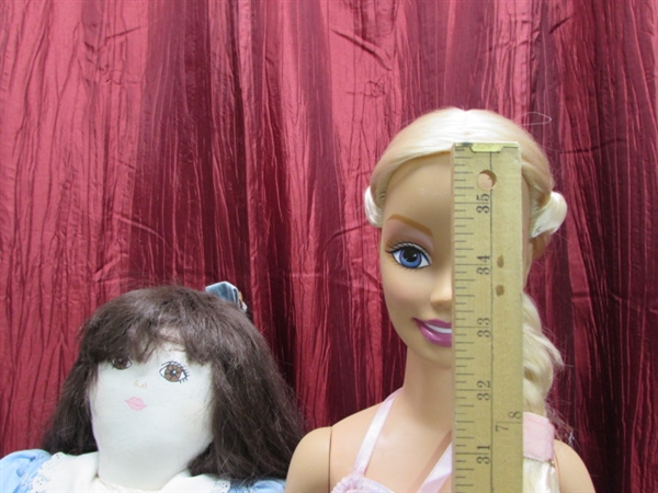 GIANT RAPUNZEL DOLL AND FRIENDS