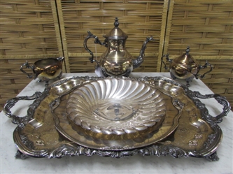 BEAUTIFUL SILVER SERVING PIECES