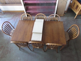 DINING ROOM TABLE WITH CHAIRS *LOCATED OFF-SITE*