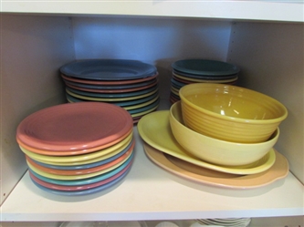 COLORFUL DINNERWARE & SERVING PIECES