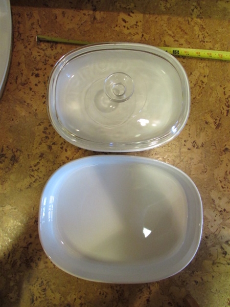 MORE CORNING WARE BAKING & SERVING DISHES