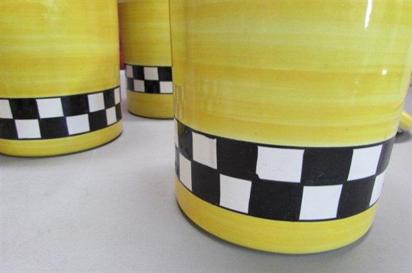 DIPINTO A MANO ITALIAN CANISTERS & SERVING BOWLS