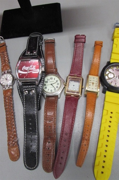 LARGE COLLECTION OF FASHION WATCHES