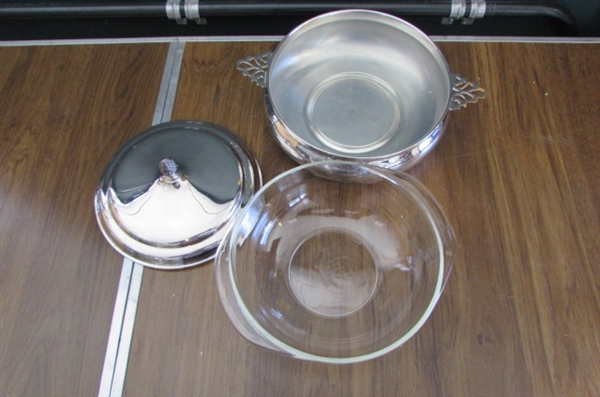 SILVERPLATE SERVING DISHES
