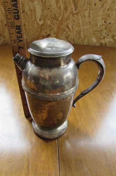 TEAPOTS, COLLECTIBLE SILVER PLATED ITEMS & MORE