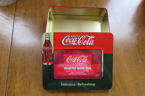 COCA-COLA COLLECTION - HOT AUGUST NIGHTS COLLECTIBLE BOTTLES, POPCORN SET, CHROME COASTER SET & MORE