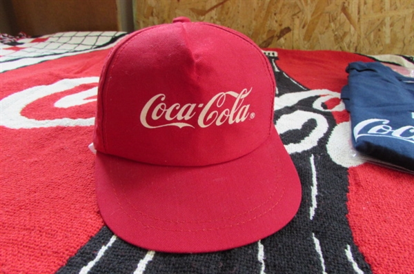 COCA-COLA BLANKET, T-SHIRT, TOY & HAT