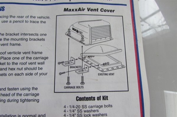 NEW MAXX AIR VENT COVER *STABLE HANDS*