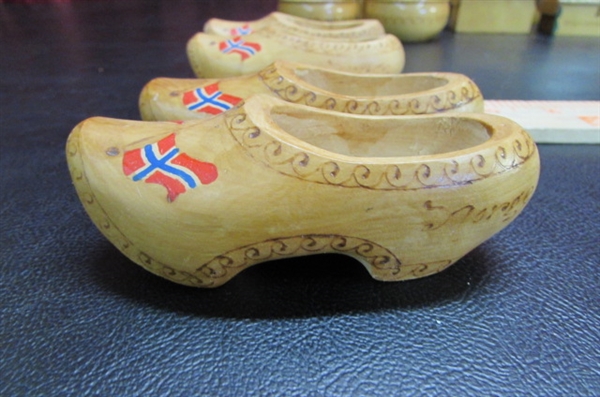 NORWEGIAN WOOD BOXES AND COLLECTABLES