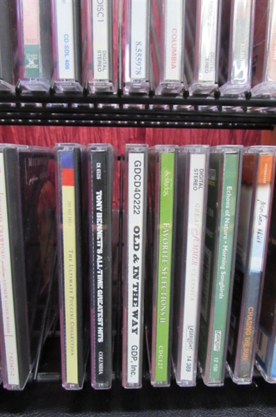 CD'S AND CD HOLDER