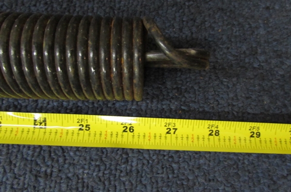 LEAF HELPER SPRINGS, SAFETY EXTENSION SPRING AND SPARE TIRE CARRIER