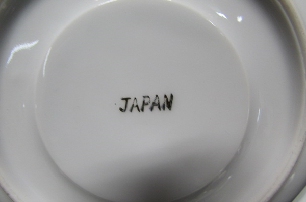 JAPANESE TEA POT, CUPS AND SAUCERS