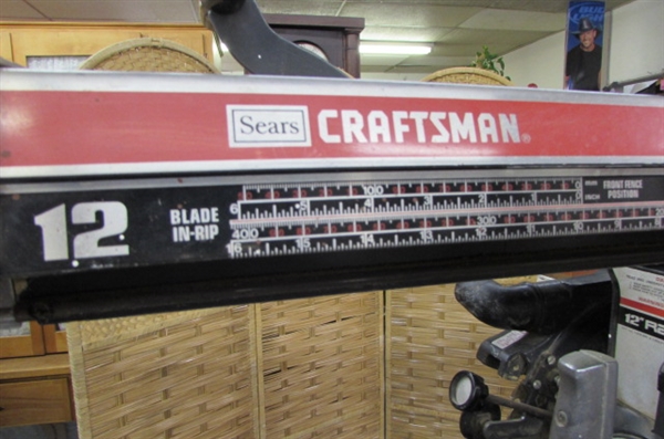 CRAFTSMAN RADIAL ARM SAW WIRED FOR 220