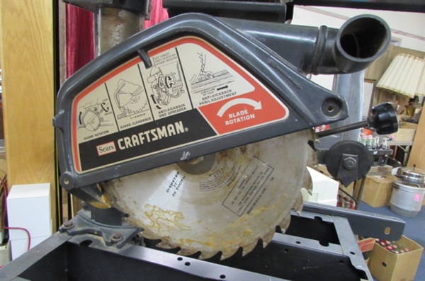 CRAFTSMAN RADIAL ARM SAW WIRED FOR 220