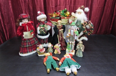 CHRISTMAS TREE TOPPERS, CAROLERS, FIGURINES & MORE