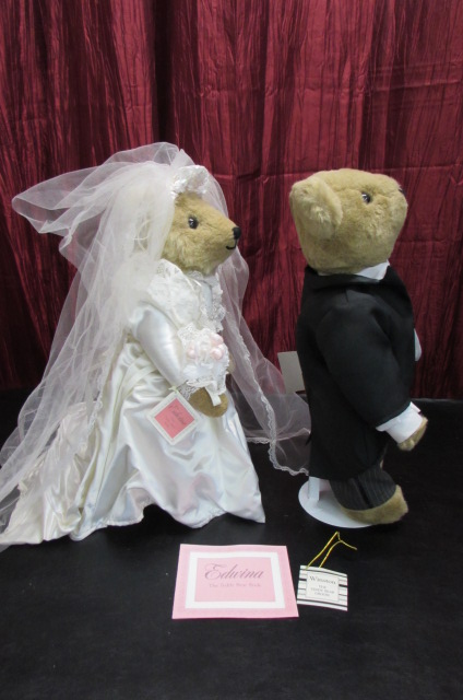 bride & groom teddy bears