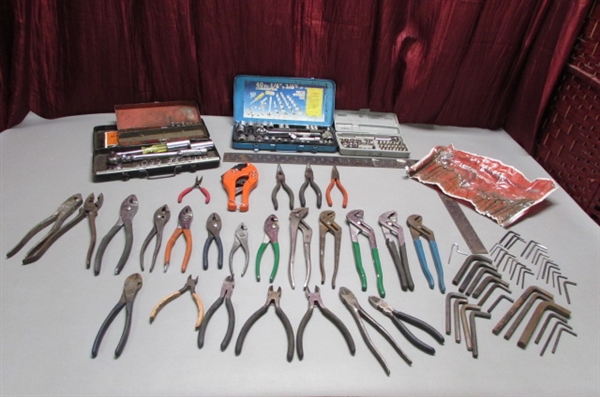 COMBINATION SOCKET SETS, PLIERS AND MORE