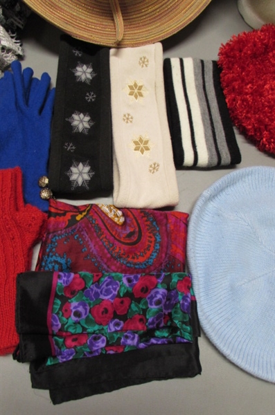 WOMEN'S ACCESSORIES - SCARVES, HATS & GLOVES