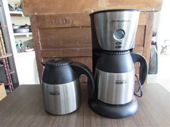 HAMILTON BEACH STAY AND GO THERMAL COFFEEMAKER