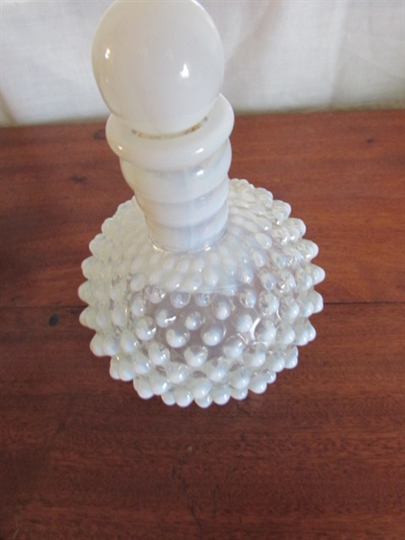 HOBNAIL DECANTERS & CUP