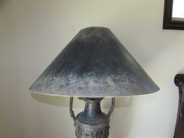ANTIQUE SOFA/HALLWAY TABLE & CAMBRIDGE LAMP