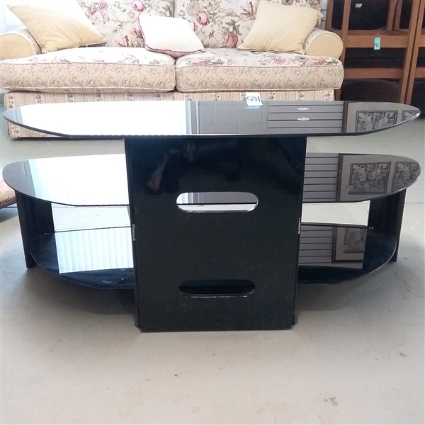 TECH CRAFT TEMPERED GLASS TV STAND
