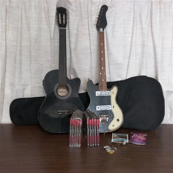 2  STEEL STRING GUITARS AND ACCESSORIES