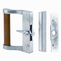 SURFACE MOUNTED WOODEN HANDLE WITH HOOK STYLE LATCH 