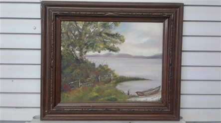 FRAMED ORIGINAL OIL PAINTING ON CANVAS