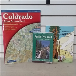 COLORADO TOPOGRAPHIC ATLAS, PCH AND THERES GOLD IN THEM THAR HILLS BOOKS