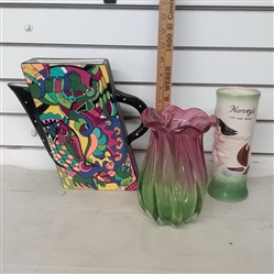 VASES AND TALL CUP