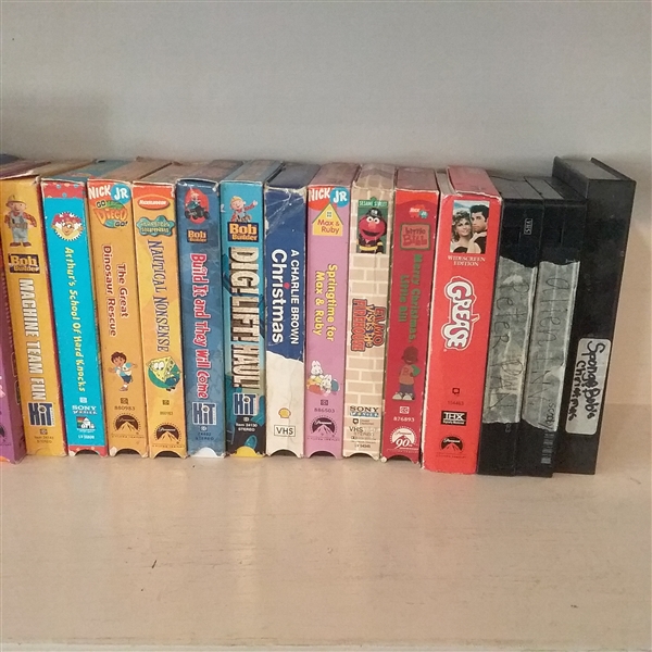 VIDEOS, DVDS  &  SONY DVD/VHS PLAYER