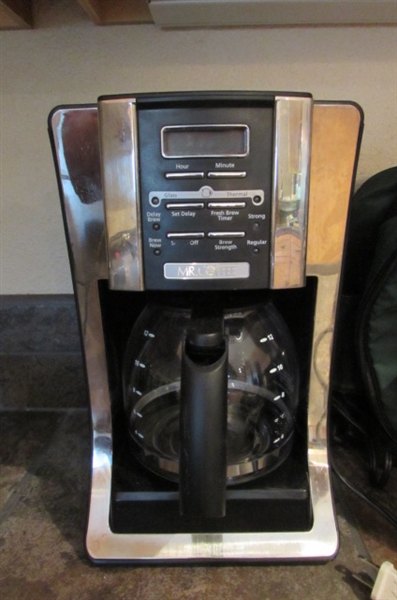 RIVAL CROCK POT/MR COFFEE COFFEE MAKER/COFFEE GRINDER/KITCHENAID HAND MIXER & MORE