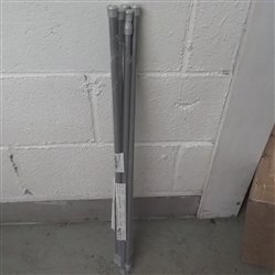 6 PIECE SPRING TENSION RODS 28- 48"