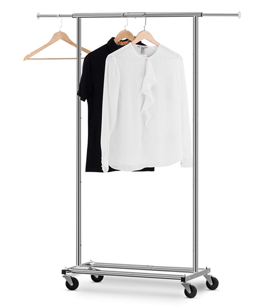 LANGRIA HEAVY DUTY CLOTHING RACK WITH WHEELS