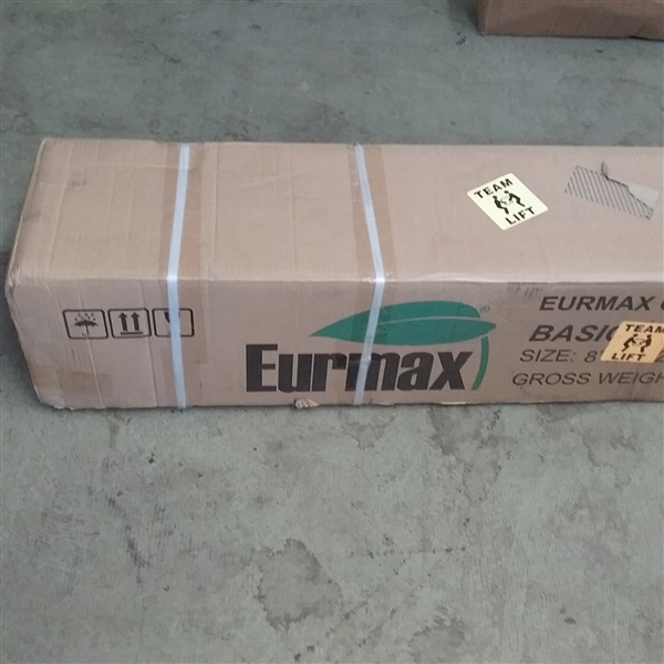 EURMAX 8 X 8 EZ POP UP CANOPY WITH BONUS ROLLER BAG