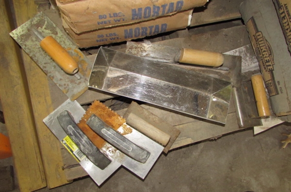 MORTAR AND TROWELS