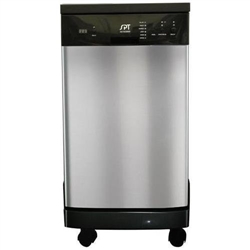 SPT STAINLESS STEEL 18" PORTABLE DISHWASHER