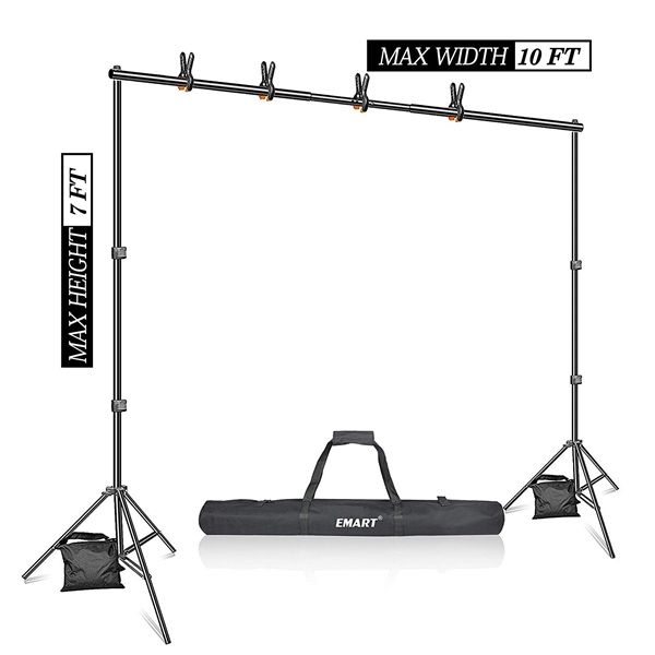EMART PHOTO VIDEO 10 FT ADJUSTABLE BACKGROUND STAND 