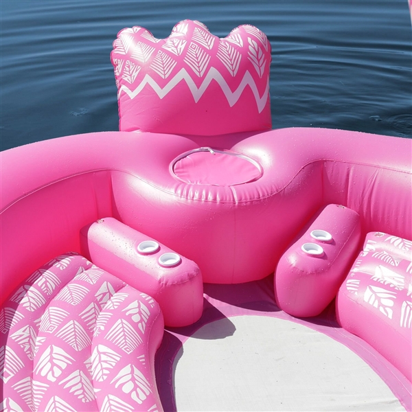 6 PERSON  INFLATABLE PARTY BIRD FLAMINGO ISLAND