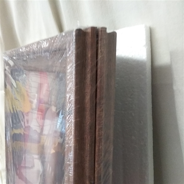 TWO 11X 17  WOOD PICTURE FRAMES