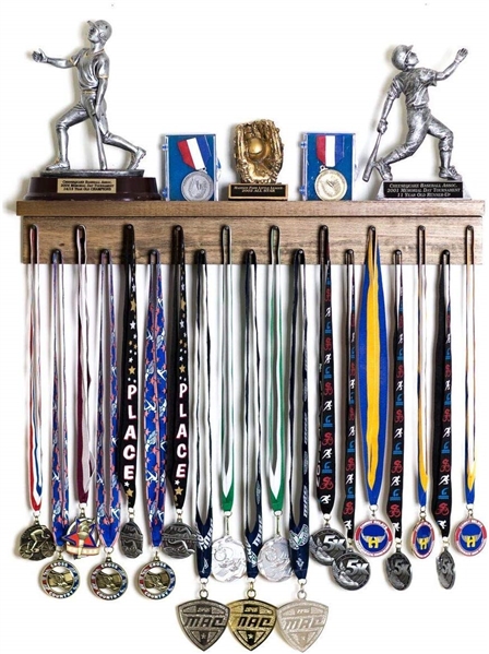 4 FT MEDAL AND AWARDS RACK